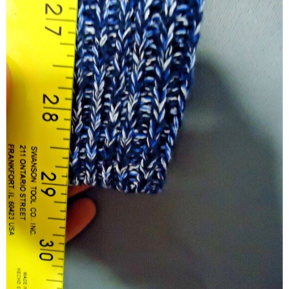 Studio Works Knit Long Sleeve Sweater Color Denim Marble (Blues) Womens Size 1X - Picture 9 of 11